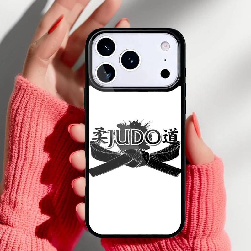 Judo Phone Case for iPhone 17 16 15 14 13 Pro Max Back Cover for 12 11 Pro Coque