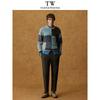 Teenie Weenie Men's Bear Logo Warm Round Neck Sweater