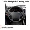 Hand Sewing Car Steering Wheel Cover For Toyota Land Cruiser 1995 - 2007 Tacoma