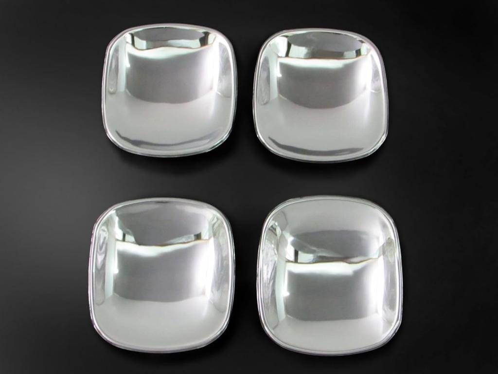 BRIGHTZ Cast LA250S/LA260S Chrome Plated Door Handle Covers, Plated, 4-Piece Set [DHC-SARA-073] for LA, LA250, LA260, A250, A260, 250, 260 Cast