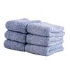 Freely Towel Face Set of Solid Machine Summer Towels 6 Towels, 6, 34x80cm, 100% Cotton, Heavyweight, Color, Washable, Absorbent, (Mixed Blue, Towels)
