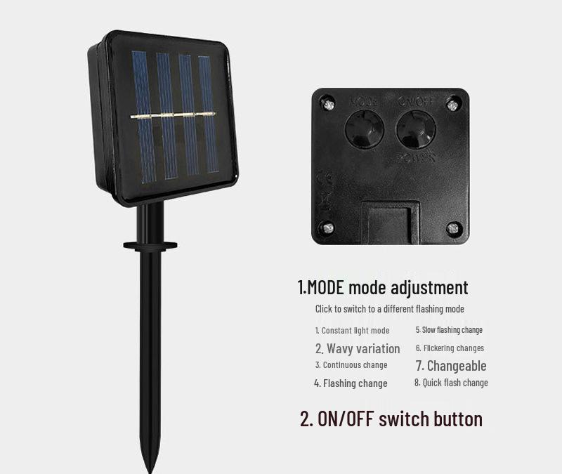 Candy Cane Solar LED Christmas Garden Lights - Plug-Free Outdoor Decor