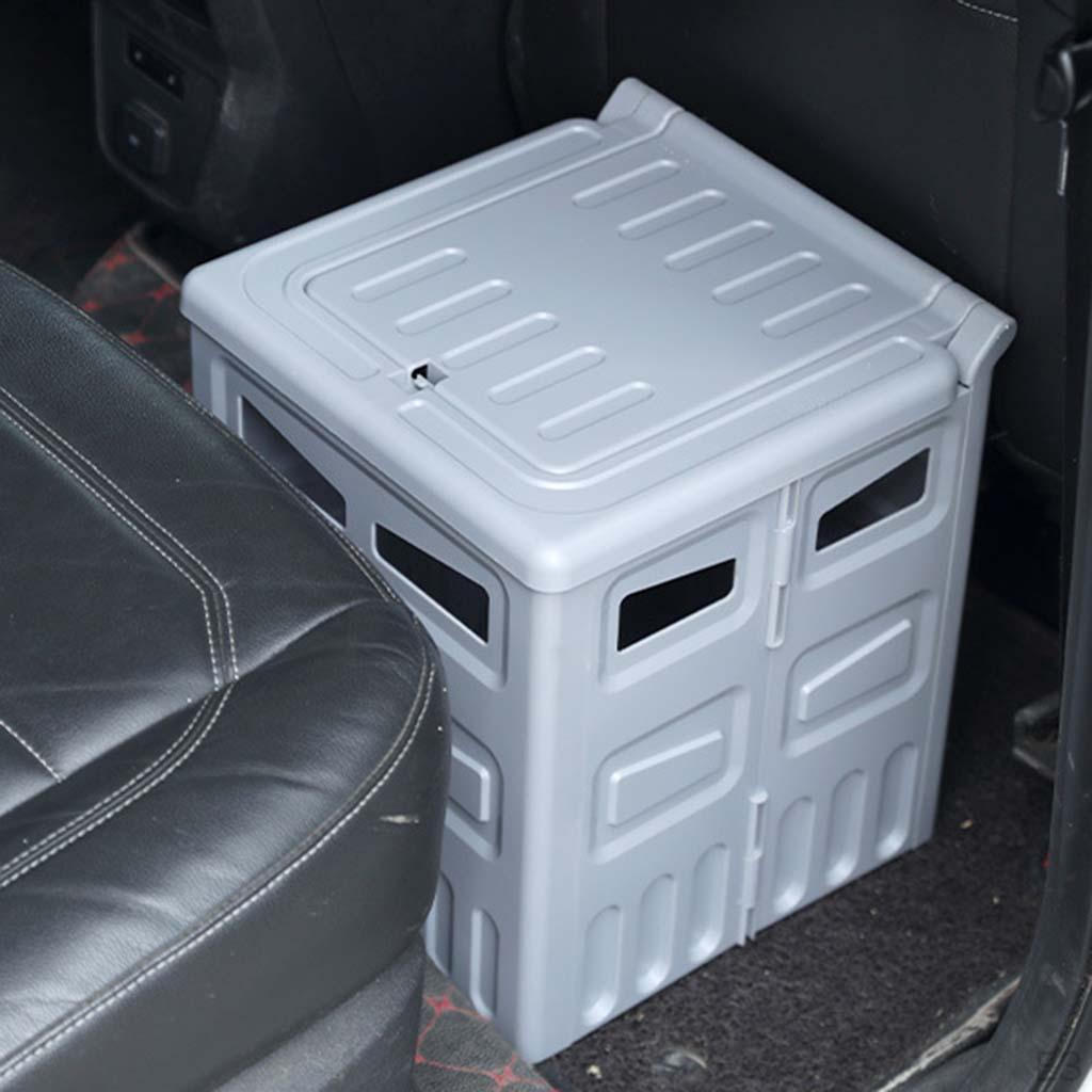 Foldable Portable Toilet Bucket Car with Lid Travel Potty Vehicle for RV