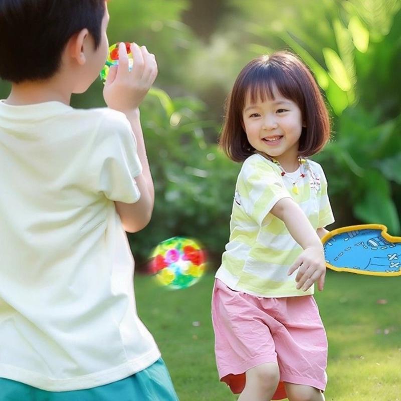 Cartoon Suction Cup Sticky Ball Fun Throwing & Catching Outdoor Sports Toy For Boys And Girls Educational Ball Toy