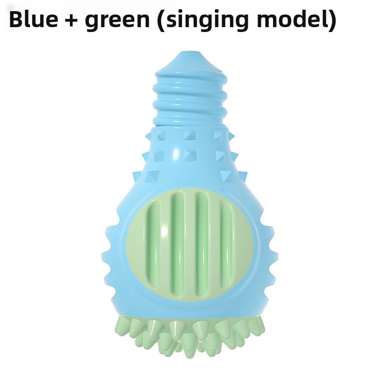 

Pet Toys: Sound-emitting Balls, Bulb-shaped Luminous Balls, Teething and Biting Dog Toys Speak out синий