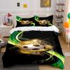 Gold Soccer Ball Design. Bedding Sets Duvet Cover Sets Duvet Covers Pillowcases(1 * Duvet Cover 2 * Pillowcases Without Duvet Insert)