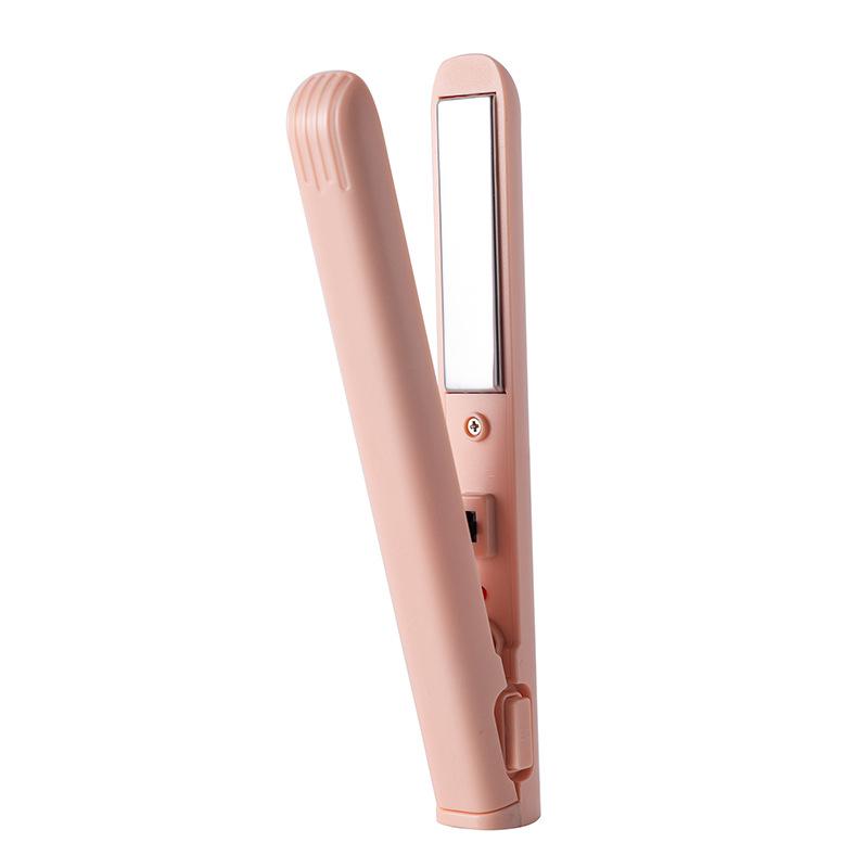 USB Mini Dual-Use Hair Iron: Wireless, Non-Rechargeable, Low Power