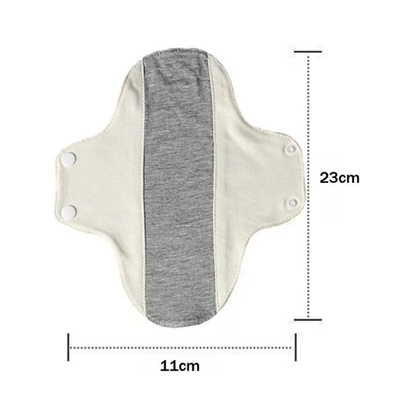 Bio-Sanitärbinden mit Graphen, waschbar, Menstruations-Slipeinlagen, auslaufsichere Stoffbinden, wiederverwendbare Damenhygienebinden für die Periode