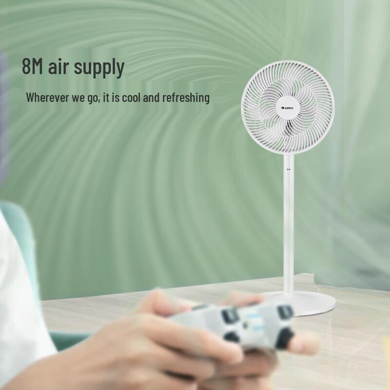 GREE Ventilatore da pavimento elettrico silenzioso e a risparmio energetico Spina CN (adattatore incluso)
