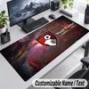 Custom Name Text Mouse Pad Bournemouth Football Personalized Desk Pad For Work And Gaming