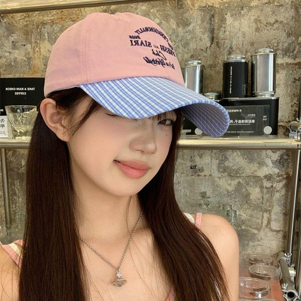 Spring Summer Baseball Hat Korean Snapback Cap Trendy Peaked Cap  Teenagers