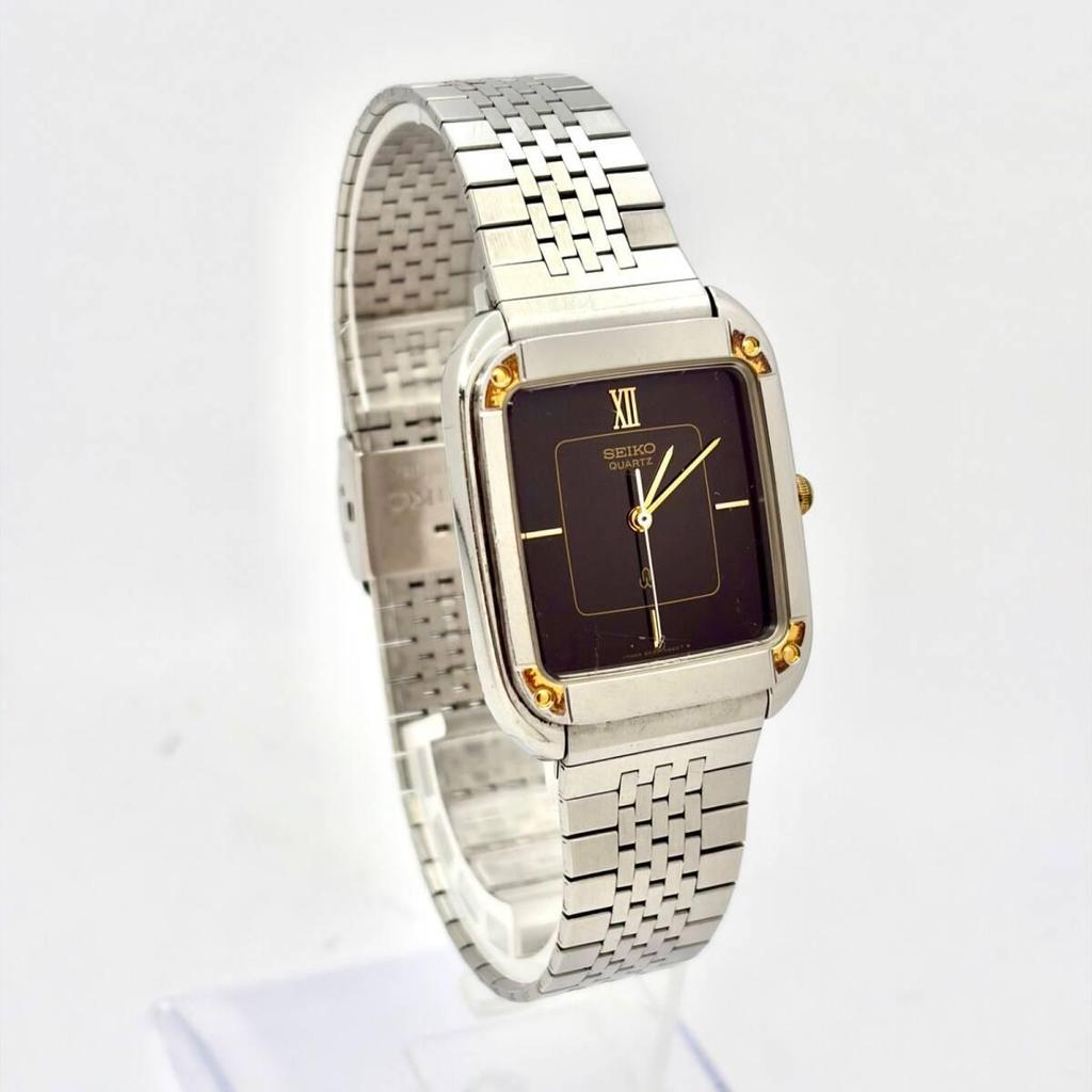[New Battery] SEIKO Men's Watch Silver 6030-5370 133139 Genuine Belt