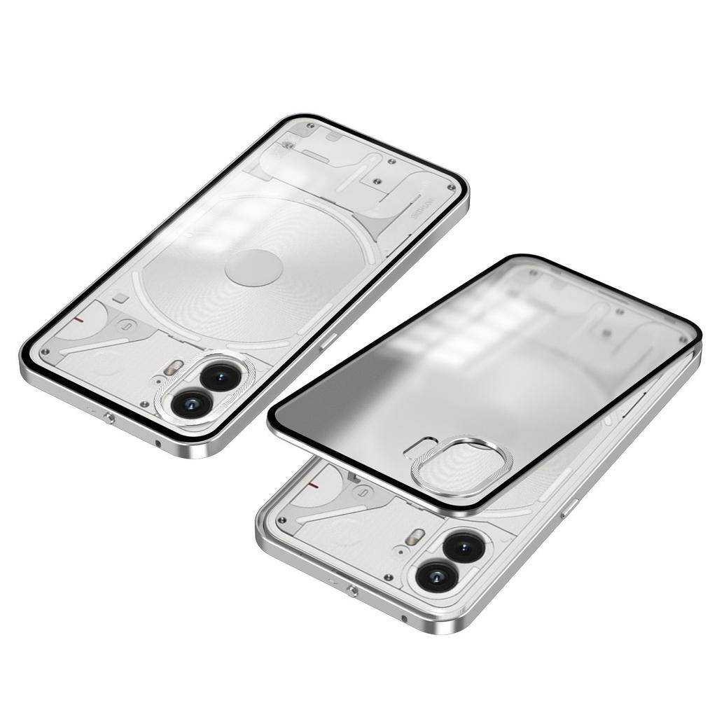 Applicable To Nothing phone1A Elastic Buckle Mobile Phone Case Metal Single-sided PC Goggles 1A Anti-drop Protective Cover