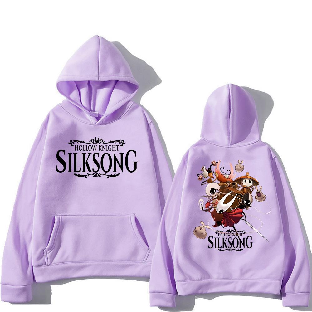 Hollow Knight Silksong Hot Game Hoodies Long Sleeve Fashion Casual Pullovers High Street Women Men Sweatshirt Fashion Streetwear