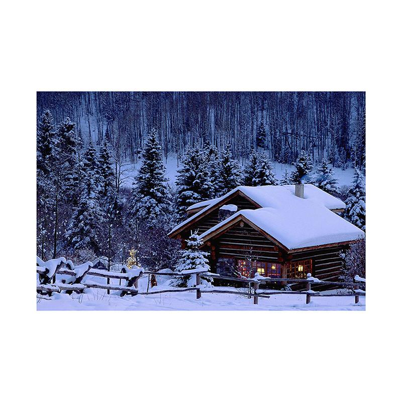 Winter Wonderland Themed Background,Christmas Photography Backdrop,for Parties and Holiday Photography Backdrops,Photo Studio