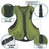 Life Jacket, Floating Vest, for River Activities, Fishing, Sea, Snorkeling, Manual Inflation, Air Life Vest, Marine Sports, Disaster Preparedness, Typ