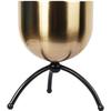 Gold Metal Cover On Three Legs 20cm
