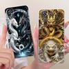 Für Vivo Y51 V2030 V2031 Y51A Y31 Y33 Y53s 4G Coole Drachen-Tiger-Muster Handyhülle Für Vivo Y51 2020 Weiche Silikon-TPU-Hüllen