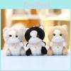 Cartoon Cat Plush Doll With Pp Cotton Filling For Backpack Decor And Gift