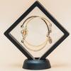 PE Film Suspension Frame Jewelry Buddha Bead Bracelet Packaging Box Anti Oxidation Jewelry Display Boxes 10pcs Sealing and Moisture Resistance