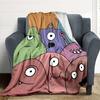 1pc Monster, Cartoon Blanket Warm, Cozy, And Soft, Suitable for Sofas, Beds, Cars, And Office Use.Perfect for Camping And Travel, Making It a Great Gi