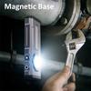 Pocket High Power LED Flashlight Rechargeable Portable RGB Torch Magnetic Digital Display Headlamp Outdoor Camping