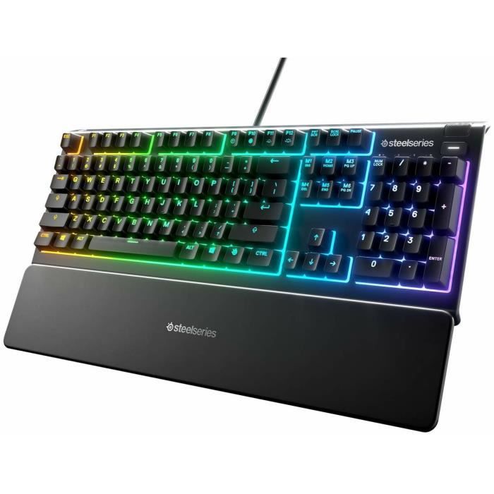Clavier Pour Jeu - SteelSeries - Apex 3 - Qwerty Portugais - Bluetooth - Illumination RGB