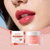 Beeren Feuchtigkeitsspendende Schlaf-Lippenmaske, mit Lippenpinsel, bietet sanfte, feuchtigkeitsspendende und nicht klebrige Lippenpflege.