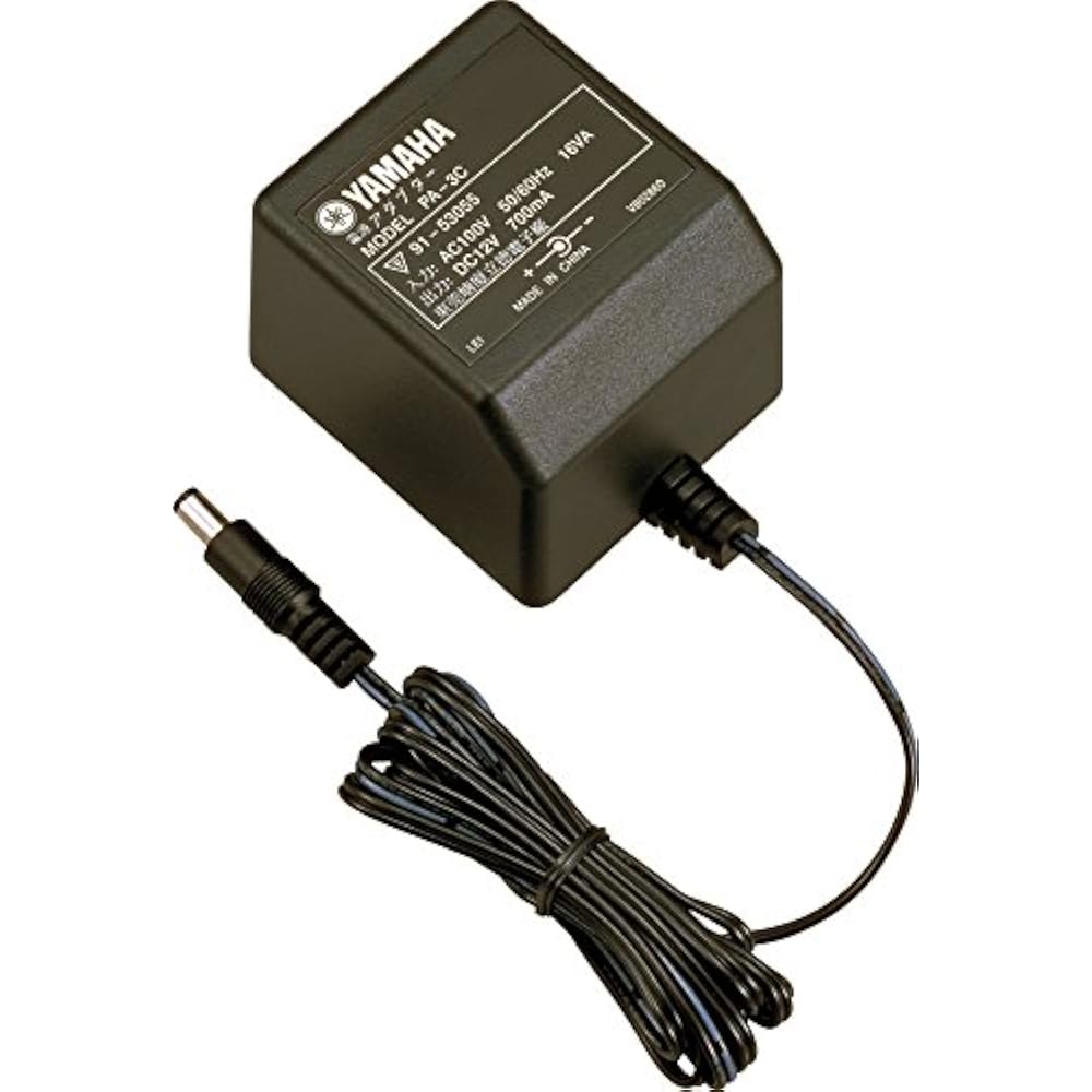 Yamaha YAMAHA Power Adapter PA-3C Power Supply Standard: DC12V/700mA for powering Yamaha electron...