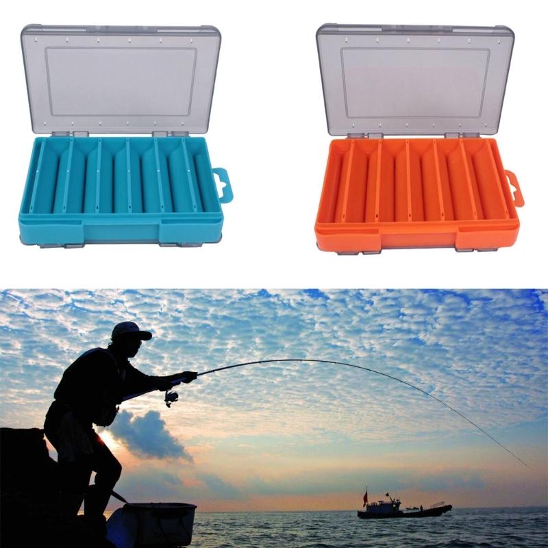 Water Proof Double Side Accessory Tackle Tool Box Fishing Hook Storage Trags Organizers Box Clear Terminals Tackle Case