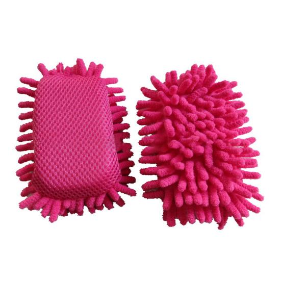 2Pcs Microfiber Shag Cleaning Tool Sponge Whiteboard Eraser for Office
