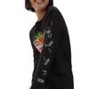 Vans X SPONGEBOB SQUAREPANTS Vans X SPONGEBOB T Shirts Women's Black Crew Neck Moderate Straight Fit VN0A5I3FYZS