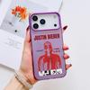 Singer J-Justin B-Bieber Phone Case For iPhone 17 16 15 14 13 12 11 Pro Max Air Matte Laser Aurora Shockproof Funda
