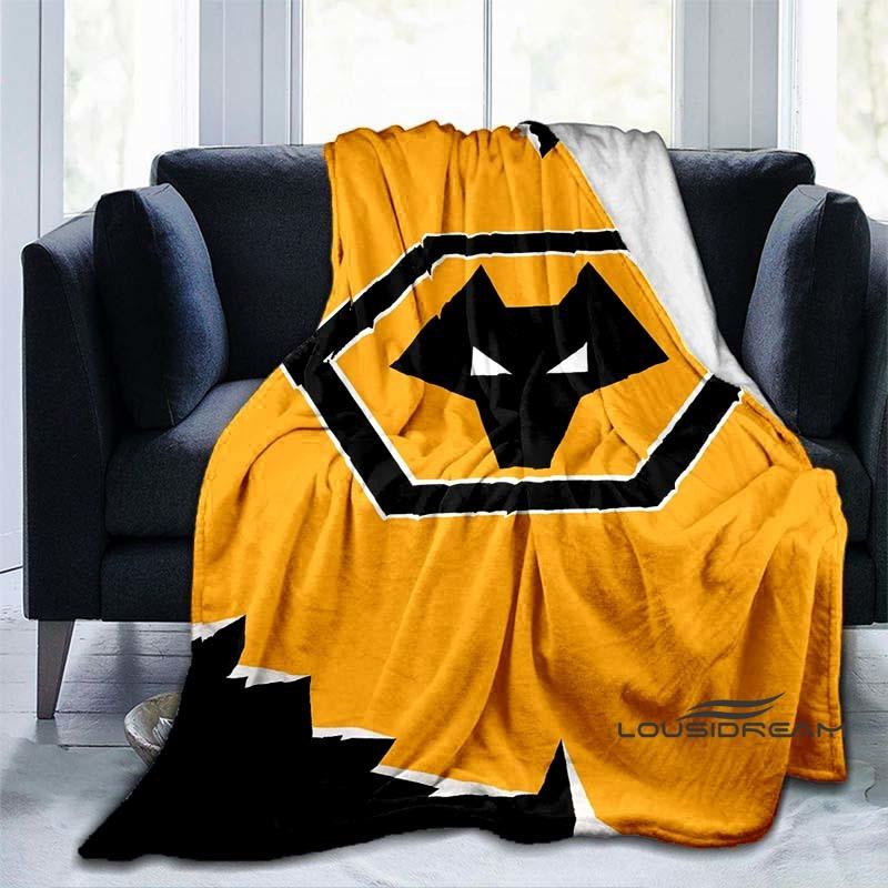 Customizable Wolf 3D Printed Sofa Blanket Living Room Bedroom Study Shawl Super Soft Warm Blanket Birthday Gift
