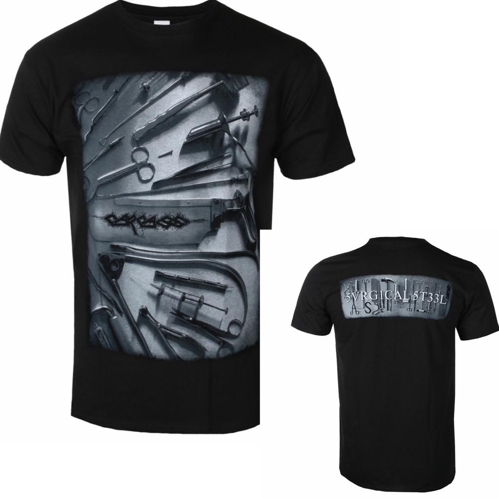 Top Carcass Graphic Cotton Band Tshirt Unisex Summer Short Sleeve Fashion Brand Tee Luxury Casual Vintage Tees