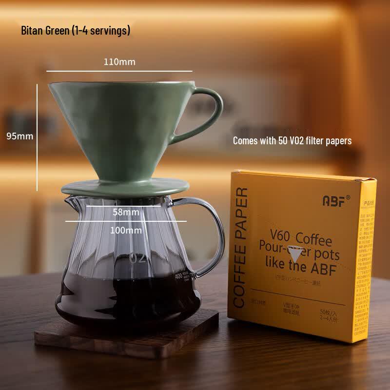 Qiwei Ripple Pour Over Coffee Maker Set
