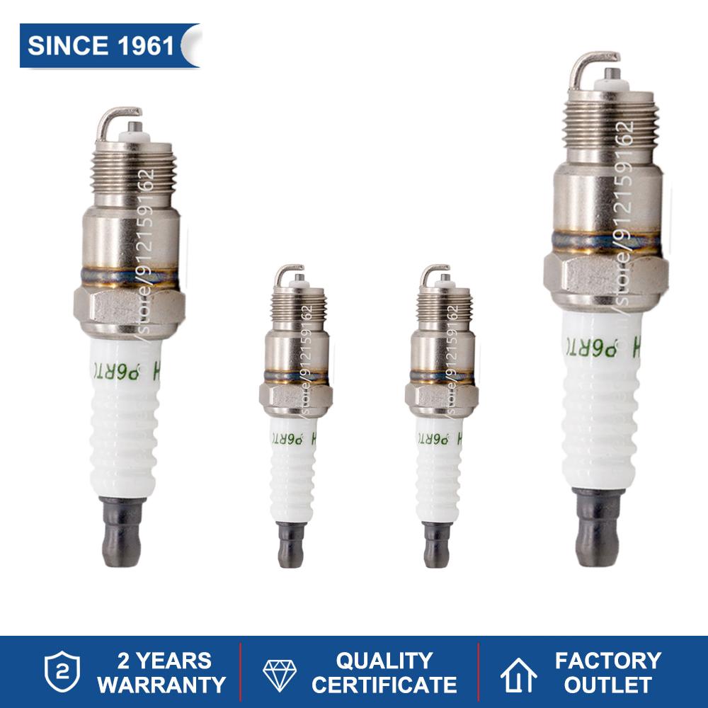 

4/6pcs Car Power Spark Plugs Torch P6RTC Compatible with AC Delco CR42CFS 23 Beru 14KR-6BU Champion 400 ITF20 4 pieces with box