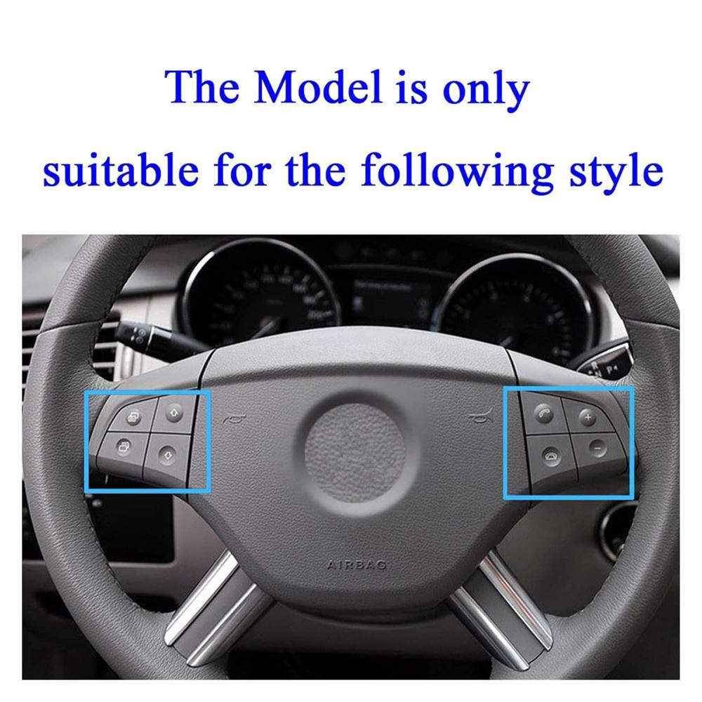 1Set Steering Wheel Control Key Button For Mercedes-Benz ML GL R CLass W164 W251