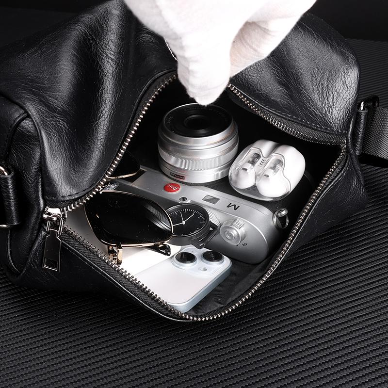 Borsa a Spalla da Uomo per il Lavoro Borsa a Tracolla Multifunzione