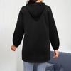 Fashion Women's Sweatshirt Pocket Zipper Long Hoodie Casual Jacket