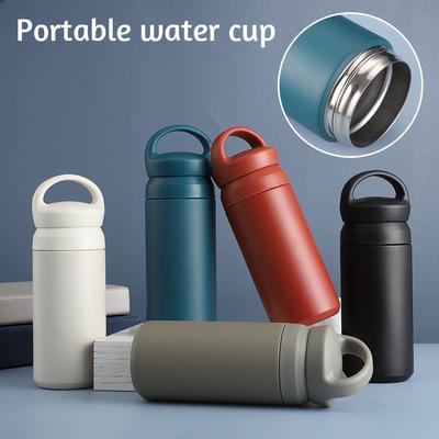 350ml/500ml Bottiglia Semplice Isolata con Manico Thermos Vacuum Flasks Tazza Riutilizzabile Bottiglia Resistente al Calore per Sport all'Aria Aperta
