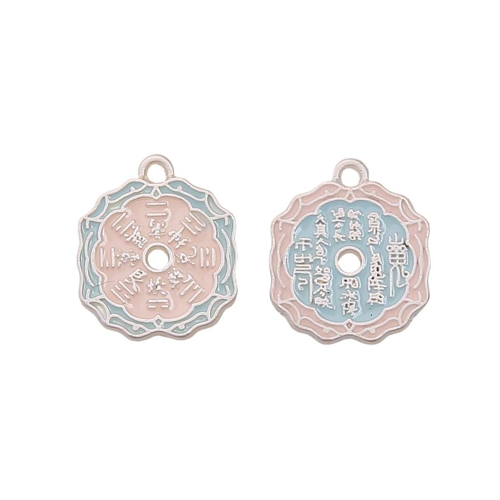 1pc/bag Alloy Matte Dripping Oil Pendant DIY Bracelet Necklace Earrings Jewelry Accessories