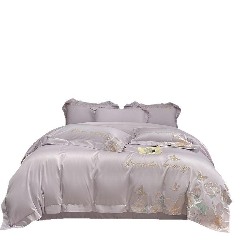 High-End 100 4Pcs Set Class A Pure Cotton Embroidery 4Pcs Set Long-Staple Cotton 4Pcs Set Class A