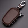 Universal Genuine Leather Car Key Bag for Men & Women—Personalized Remote Cover for Volkswagen, Toyota, Hyundai & Honda