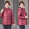 Down Padded Jacket 2025 Winter Wear Plus Size Women's Short Cotton Jacket Hooded Warm Small Padded Jacket