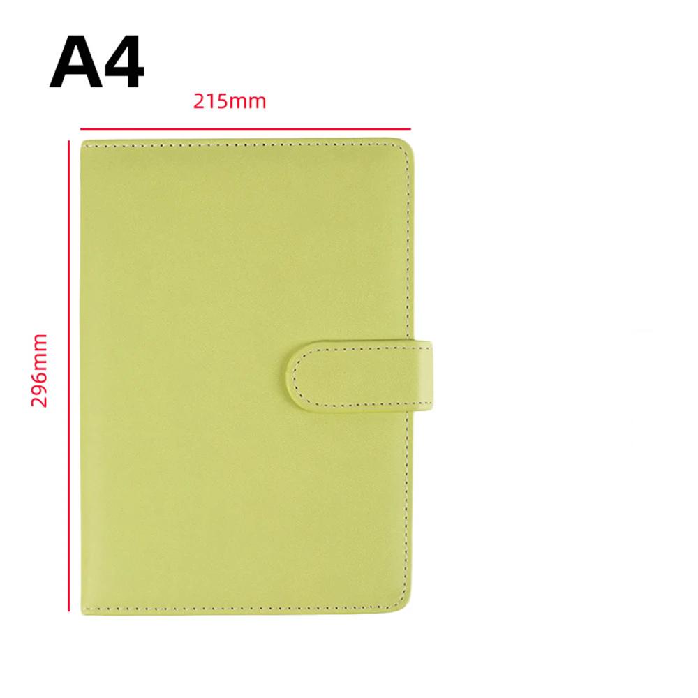 

A4 Большой блокнот для сына, деловой блокнот, большой, утолщенный, увеличенный, дневник, книга записей встреч, студенческий предметный блокнот, 120 листов, 240 страниц A4 зелёный