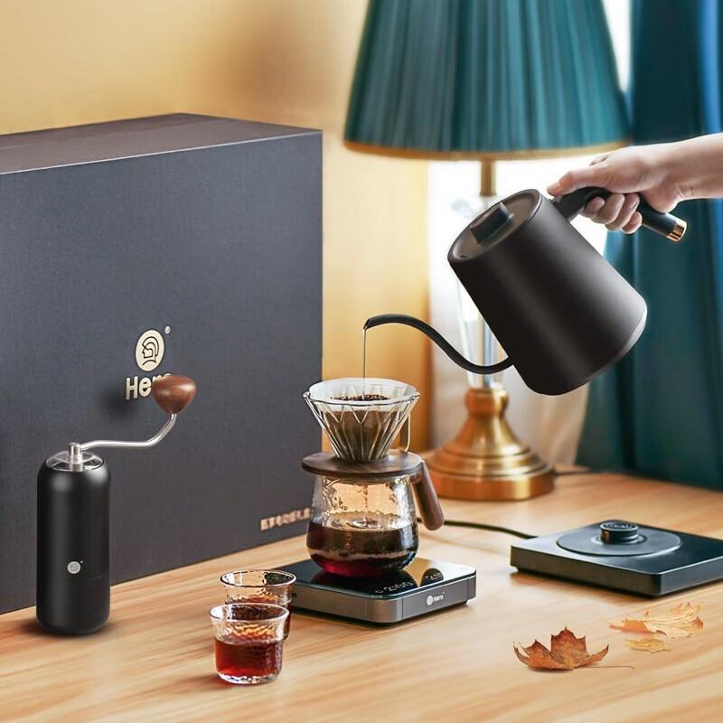 Hero Pour Over Coffee Maker & Hand Grinder Set