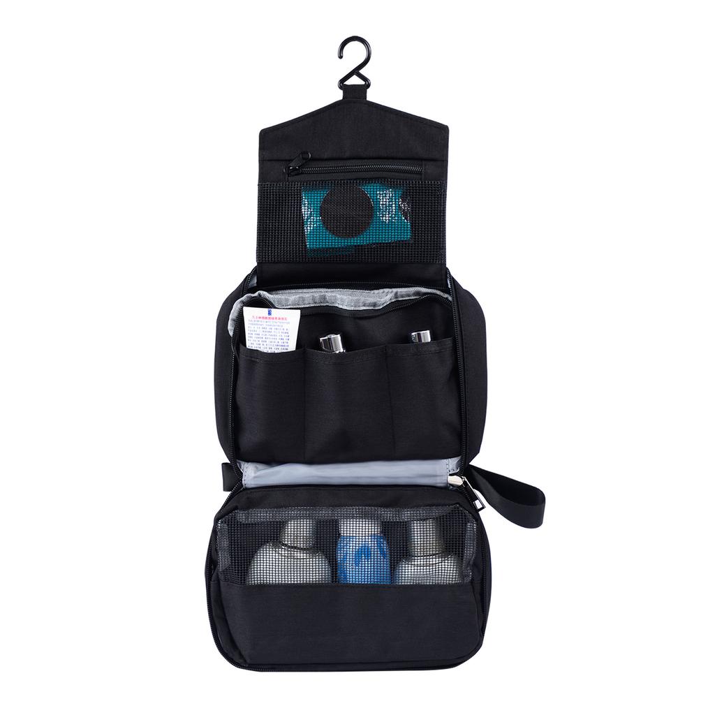 Portable Cosmetic Bag Hanging Toiletries Storage Bag Large Capacity Hook Simple Multi-Functional Travel Storage Bag