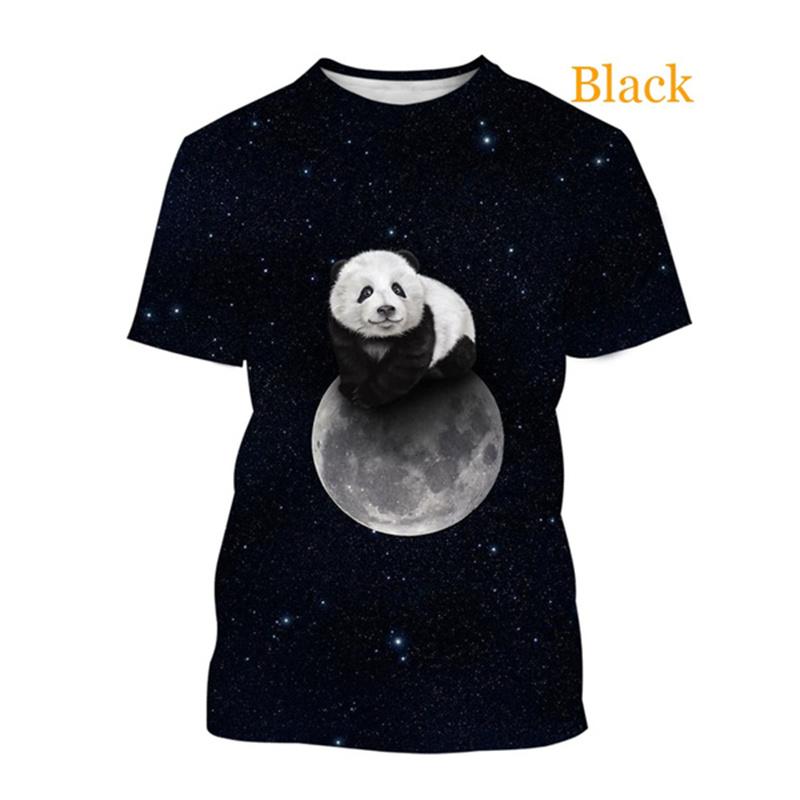 Summer Trend 3D Cute Animal Panda Printing T Shirt Chinese National Treasures Graphic T-shirts For Men Harajuku Funny Short Sleeve
