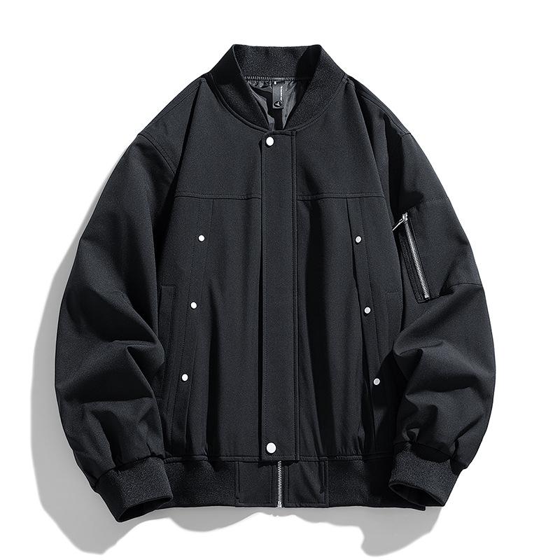 Jacket Men's and Women's Coats American Retro Bomber Jackets Baseball Uniforms Men's and Women's Trendy Brand Niche Tooling Coats Men's